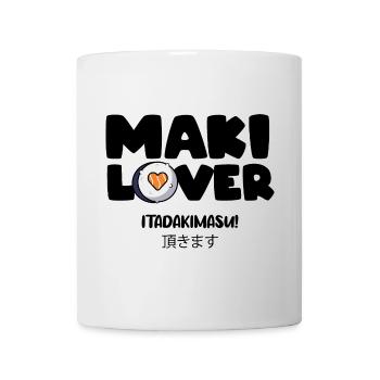 Maki Lover - Gift Japan Asian Cuisine Sushi - Mug - white - Front