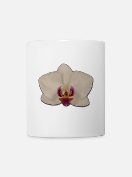 Orchideen - Tasse - Weiß