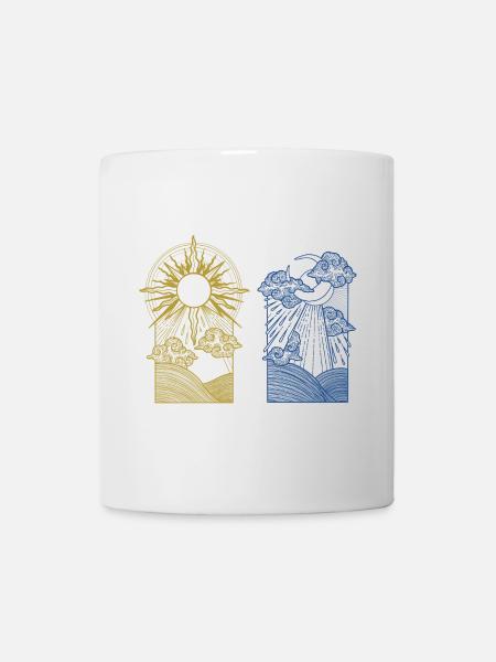 Sun Moon Environmental Protection Nature Activists Nature - Mug - white