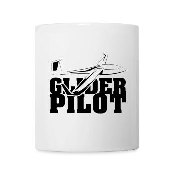 glider pilot symbol team flying Flieger Segelflug - Tasse - Weiß - Vorne