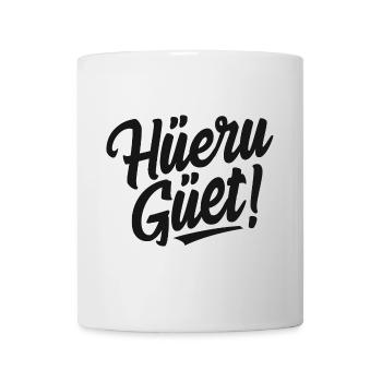 Wallis Valais - Mundart - Schweizerdeutsch - Tasse - Weiß - Vorne