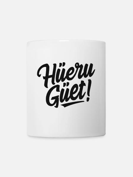 Wallis Valais - Mundart - Schweizerdeutsch - Mug blanc - blanc