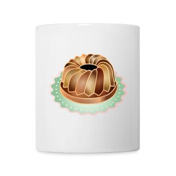 Le klaxon de la rétro pour les amateurs de pâtisserie - Mug blanc - blanc - Devant