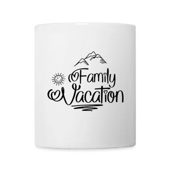 Ferien mit der Familie - Tasse - Weiß - Vorne