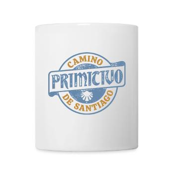 Camino Primitivo Pilgrim's Stamp | Santiago - Mug - white - Front