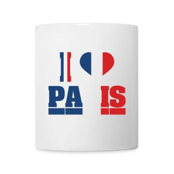 I love paris j’aime Paris France - Mug blanc - blanc - Devant