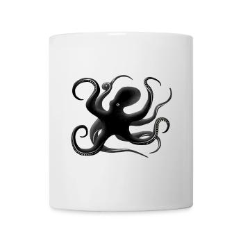 Octopus Silhouette - Mug - white - Front
