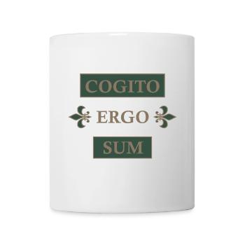 Cogito ergo sum - Mug - white - Front