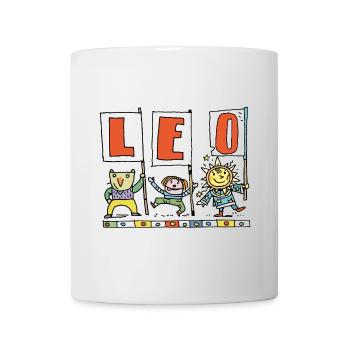 Leo Kids Banner Art - Mug - white - Front