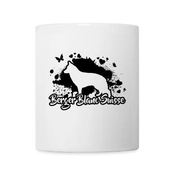 BERGER BLANC SUISSE Dogs Dog Wilsigns - Mug - white - Front