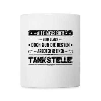 Tankstelle Tankstellenwart - Tasse - Weiß - Vorne
