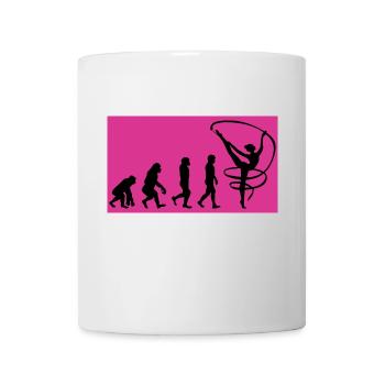 Gymnastique rythmique Ruban Gymnaste Evolution Drôle - Mug blanc - blanc - Devant
