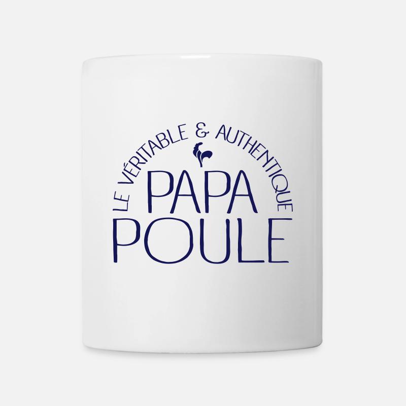 Papa Poule - Mug blanc - blanc