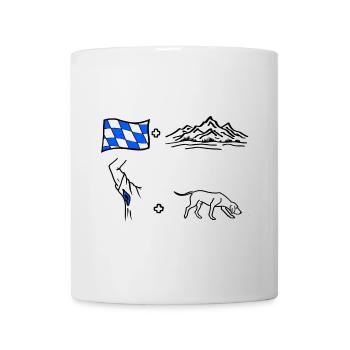 Bilderrätsel BGS - Tasse - Weiß - Vorne