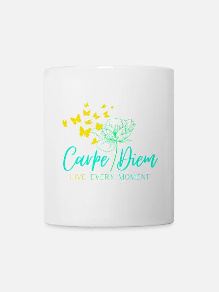 Carpe Diem VIVEZ CHAQUE INSTANT - Mug blanc - blanc