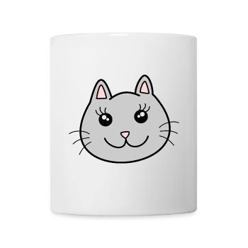 Katze Katzen - Tasse - Weiß - Vorne