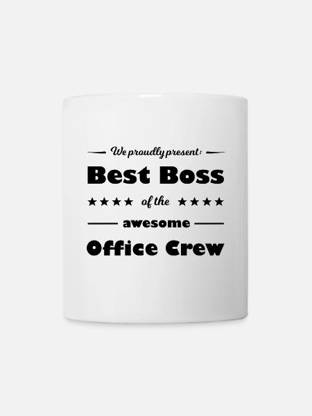 Der beste Büro - Tasse - Weiß