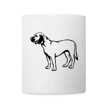 Hannoverscher Schweisshund - Tasse - Weiß - Vorne
