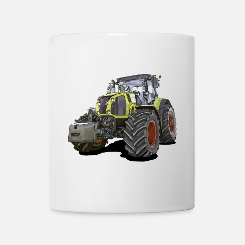 Traktor Gigant - Tasse - Weiß