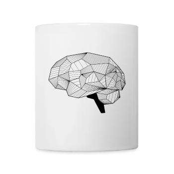 Cerveau - Mug blanc - blanc - Devant
