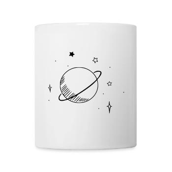 Astronomy - Planet and Stars - Mug - white - Front
