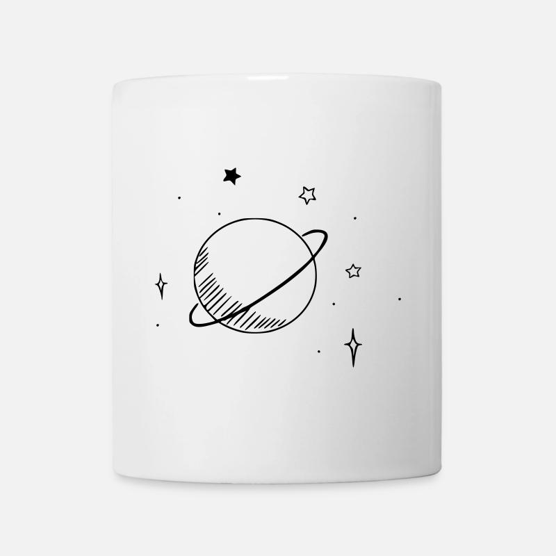 Astronomie - Planet und Sterne - Tasse - Weiß