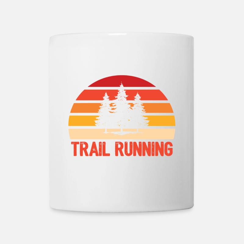Trail Running - Mug blanc - blanc