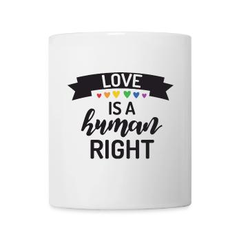 Love is a Human Right - Mug - white - Front