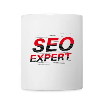 SEO Expert: Abstract Typography - Mug - white - Front
