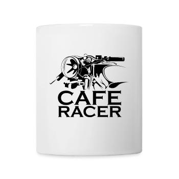 café racer icon custom bikes biker motorcycle icon - Mug - white - Front
