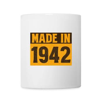 Chemise rétro fabriquée en 1942 - Mug blanc - blanc - Devant