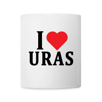 T-shirt J’adore Uras t-shirt Sardaigne idée cadeau - Mug blanc - blanc - Devant