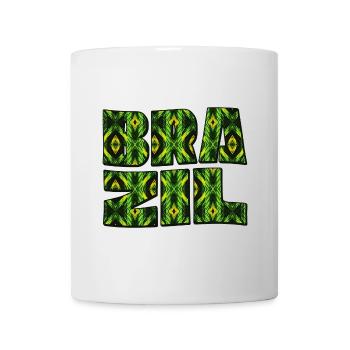 Brasil Kaleido Lettering - Mug - white - Front