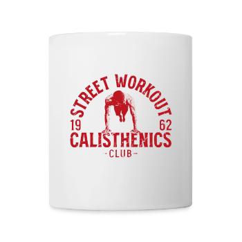 Street Calisthenics Club Emblem - Mug - white - Front