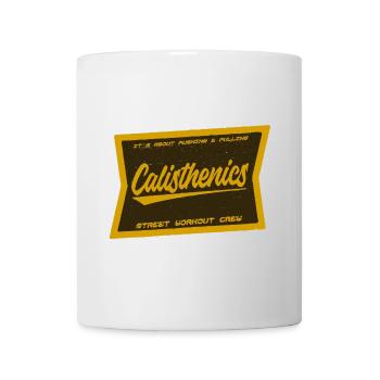 Calisthenics Street Workout Crew Badge - Mug - white - Front