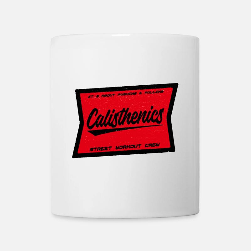 Calisthenics Streetworkout Logo - Tasse - Weiß