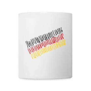 Deutschland - Tasse - Weiß - Vorne