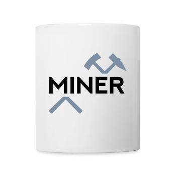Miner (mallet and iron cut) - Mug - white - Front