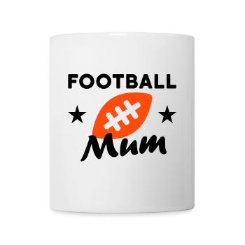 Football mum (stars, football) - Mug blanc - blanc - Devant
