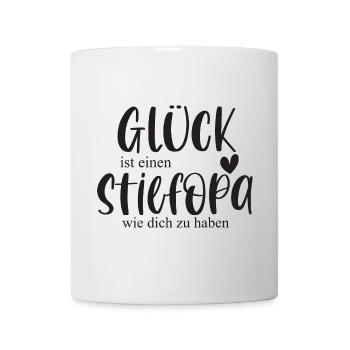 Stiefopa Opa Großvater Familie Geschenk Danke - Tasse - Weiß - Vorne