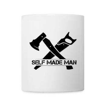 Icône du logo Symbole de la scie à hache Illustration Graphique - Mug blanc - blanc - Devant