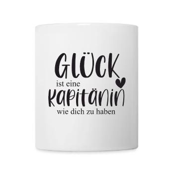 Kapitänin Fußball Sport Schiff Sportart Geschenk - Tasse - Weiß - Vorne