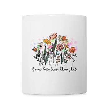 Grow Positive Thoughts - Mug - white - Front