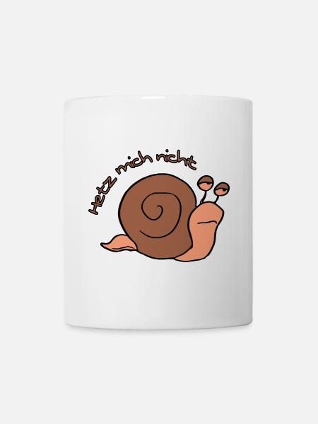 Hetz mich nicht - Tasse - Weiß