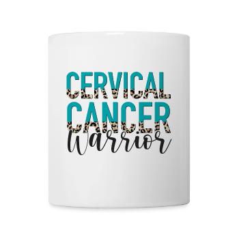 Gebärmutterhalskrebs HPV Cervical Cancer Warrior - Mug - white - Front
