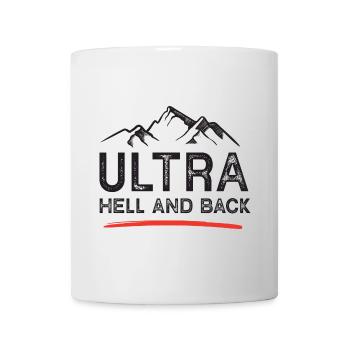 Ultra Running - Enfer et retour - Mug blanc - blanc - Devant