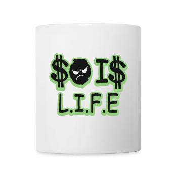So ist das Leben - Tasse - Weiß - Vorne