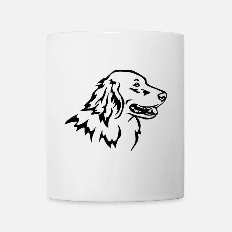 Hovawart Kopf - Tasse - Weiß