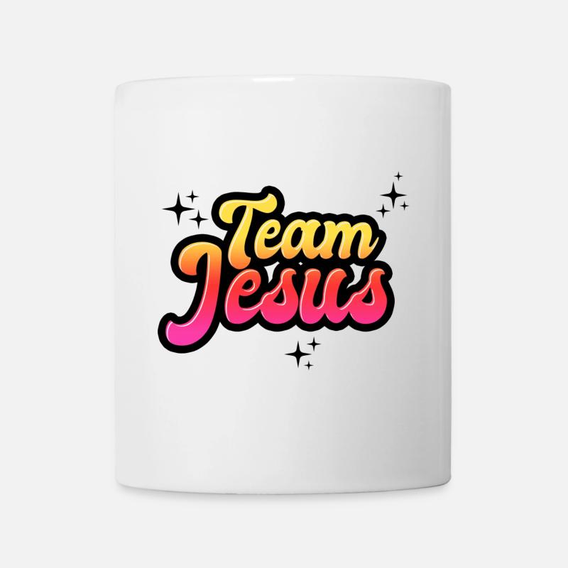 Team Jesus - Tasse - Weiß