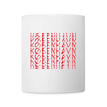 København Neon Grid - Mug - white - Front